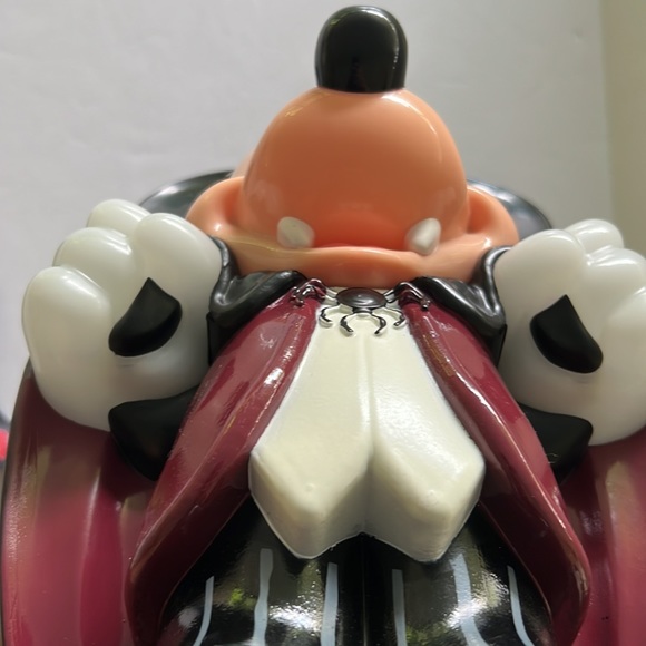 Vampire Mickey Popcorn Bucket Glow in the Dark Walt Disney Parks Halloween Party - Picture 7 of 8